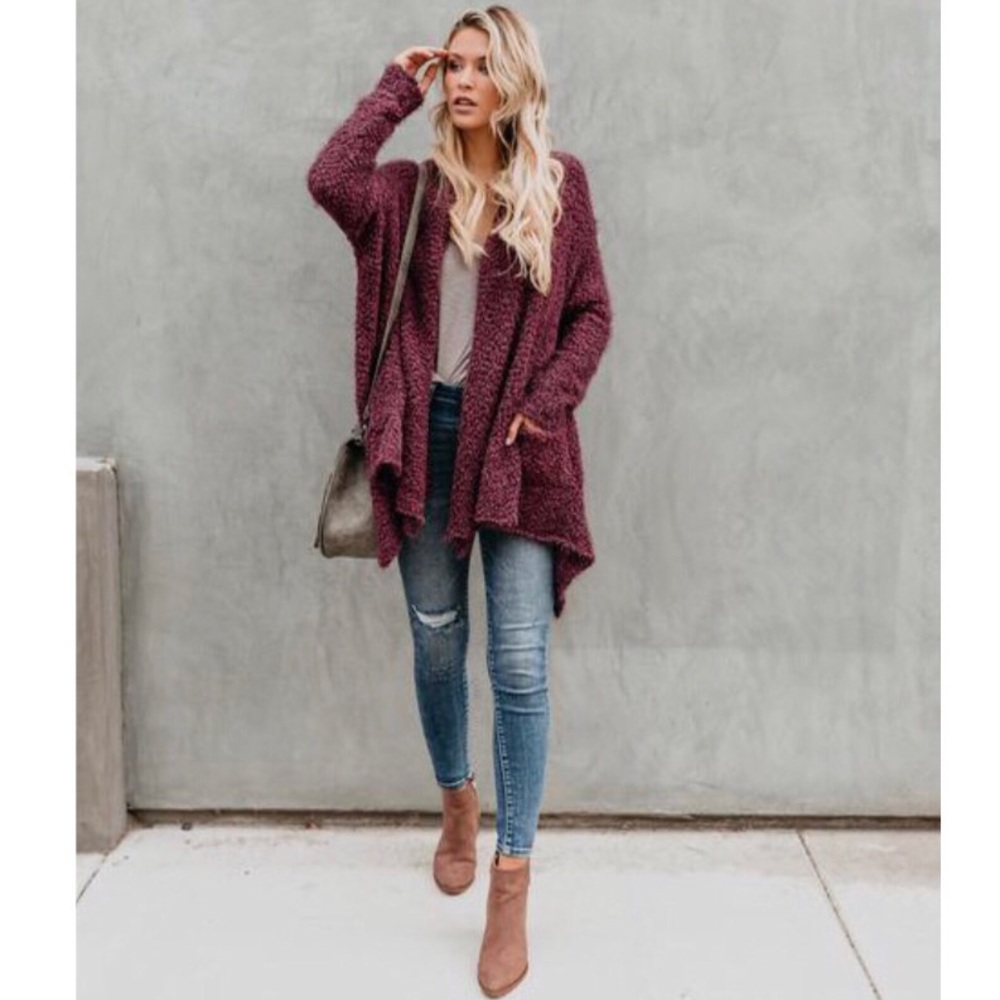 Fuzzy Wuzzy Pocketed Cardigan